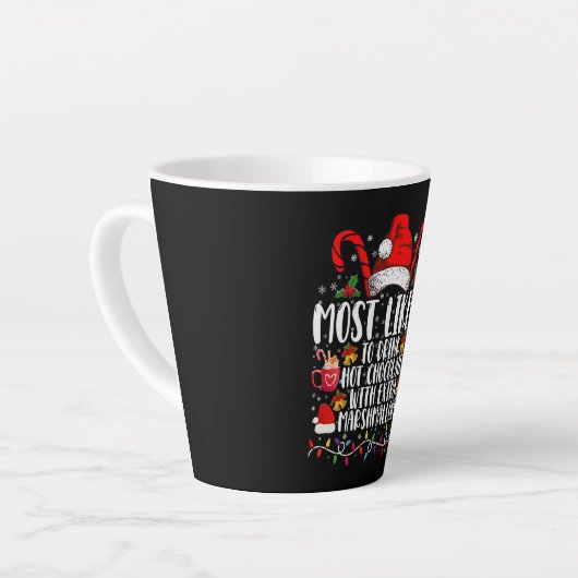 Hoogst waarschijnlijk Drink hete chocolade marshma Latte Mok (Linkerhoek)