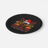 Hoogst waarschijnlijk om de hele dag Thanksgiving  Papieren Bordje (Gekanteld)