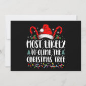 Hoogst waarschijnlijk om de Kerstboom Kerstmis te  Kaart (Voorkant)