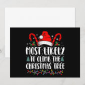 Hoogst waarschijnlijk om de Kerstboom Kerstmis te  Kaart (Voorkant / Achterkant)