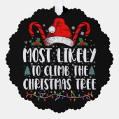 Hoogst waarschijnlijk om de Kerstboom Kerstmis te  Ornament Kaart (Voorkant)