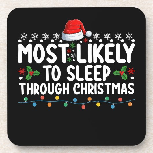 Hoogst waarschijnlijk om door Kerstmisvakantie te  Bier Onderzetter (Voorkant)