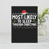 Hoogst waarschijnlijk om door Kerstmisvakantie te  Kaart (Staand voorkant)