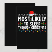 Hoogst waarschijnlijk om door Kerstmisvakantie te  Kaart (Voorkant / Achterkant)