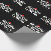 Hoogst waarschijnlijk om een zwerfhond Kerstmis me Cadeaupapier (Hoek)