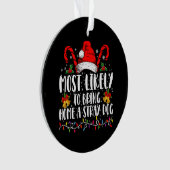 Hoogst waarschijnlijk om een zwerfhond Kerstmis me Ornament (voorkant)