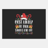 Hoogst waarschijnlijk om Kerstman's oor uit famili Inpakpapier Vel (Voorkant)