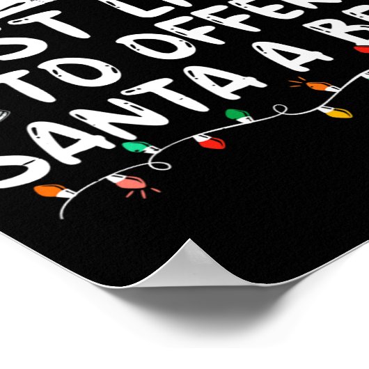 Hoogst waarschijnlijk om Santa een bierpret te bie Poster (Hoek)