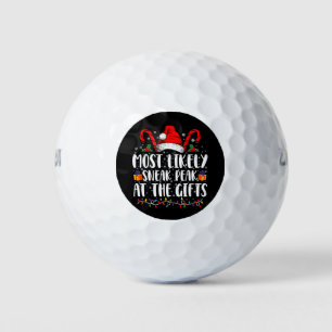 Hoogst waarschijnlijk om te sluipen tijdens de ker golfballen