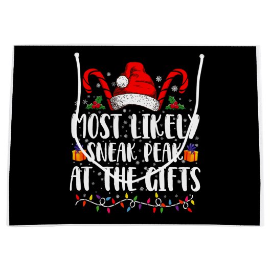 Hoogst waarschijnlijk om te sluipen tijdens de ker groot cadeauzakje (Voorkant)