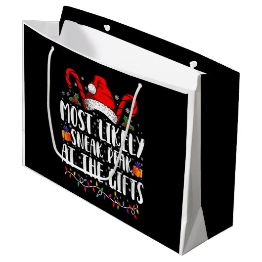 Hoogst waarschijnlijk om te sluipen tijdens de ker groot cadeauzakje (Voorkant Gekanteld)