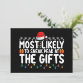 Hoogst waarschijnlijk om te sluipen tijdens de ker kaart (Staand voorkant)