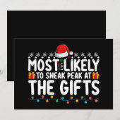 Hoogst waarschijnlijk om te sluipen tijdens de ker kaart (Voorkant / Achterkant)