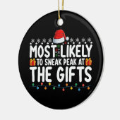 Hoogst waarschijnlijk om te sluipen tijdens de ker keramisch ornament (Links)