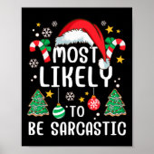 Hoogst waarschijnlijk sarcastisch grappig familie  poster (Voorkant)