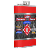 Hoogste 20e werktuigkundige brigade-in de lucht heupfles (Rechts)