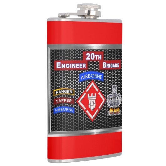 Hoogste 20e werktuigkundige brigade-in de lucht heupfles (Rechts)