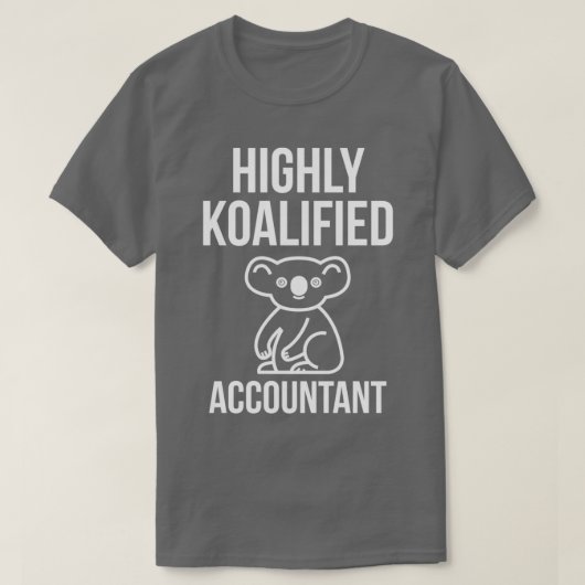 Hoogste accountant t-shirt (Design voorkant)