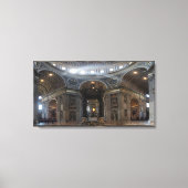 Hoogste Alter Saint Peter's Basilica de Baldacchin Canvas Afdruk (Voorkant)