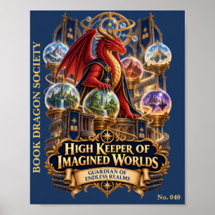Hoogste Bewaarder van Verbeelde Werelden Boek Dr Poster