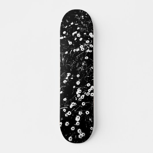 Hoogste Contrast Daisy Lawn 02 Persoonlijk Skateboard (Voorkant)
