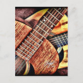 Hoogste contrastgitaren briefkaart (Voorkant)