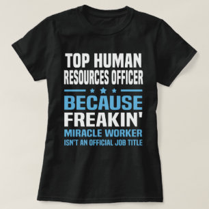 hoogste functionaris voor personeelszaken t-shirt