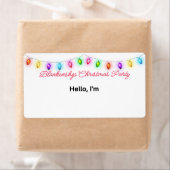 Hoogste Grens Kerstmislichten Document Etiket Naam (Insitu)