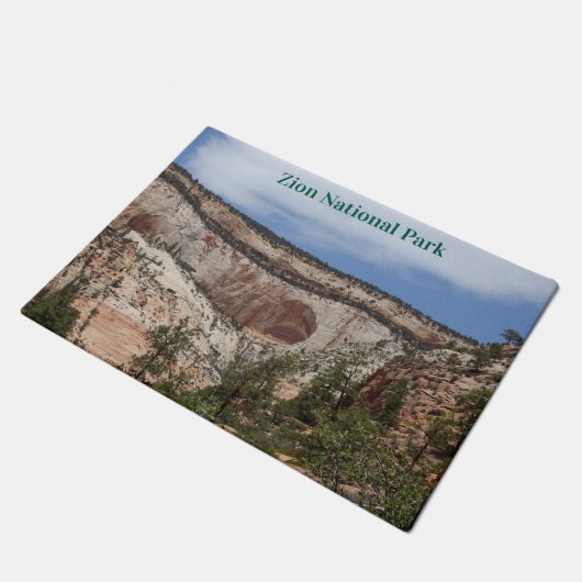 Hoogste grot in het Zion National Park Deurmat (Schuin)