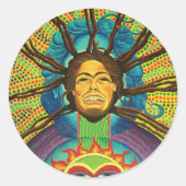 Hoogste Hart Ronde Sticker (Voorkant)