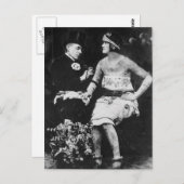 Hoogste hoeden en Tattoos Briefkaart (Voorkant / Achterkant)