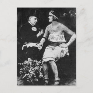 Hoogste hoeden en Tattoos Briefkaart