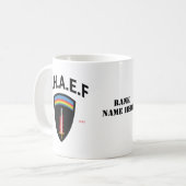 Hoogste hoofdkwartier geallieerde expeditionermach koffiemok (Voorkant links)