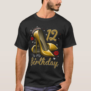 Hoogste hoogte die in Mijn 12e verjaardag 12 en F  T-shirt