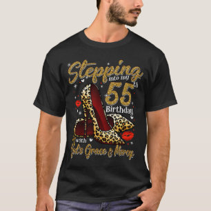 Hoogste hoogte die in Mijn 55e verjaardag 55 en F  T-shirt