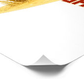 Hoogste in de Bunch pun Schattigee Baby Giraffe ca Foto Afdruk (Hoek)