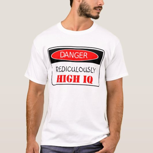 Hoogste IQ T-shirt (Voorkant)