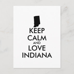 HOOGSTE KALM EN VERLIES INDIANA BRIEFKAART
