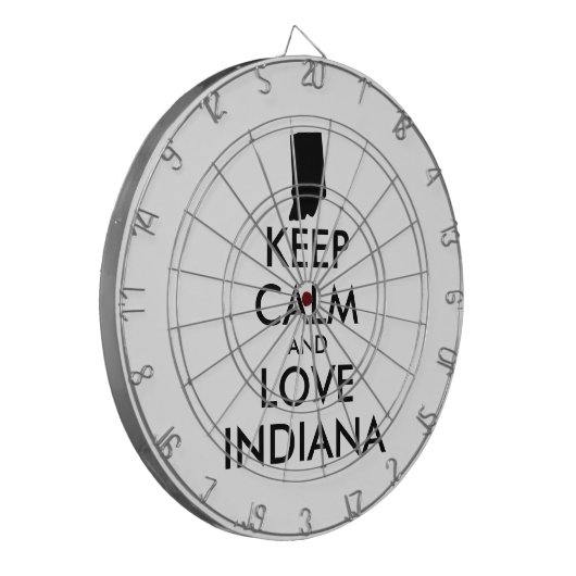  HOOGSTE KALM EN VERLIES INDIANA DARTBORD (Voorkant Links)