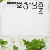  HOOGSTE KALM EN VERLIES INDIANA THEEDOEK (Gevouwen)