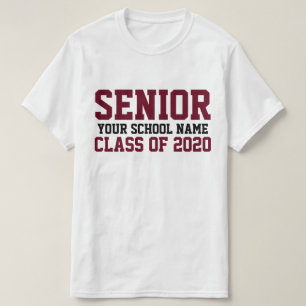 Hoogste Klasse van het Afstuderen van de Tekst van T-shirt