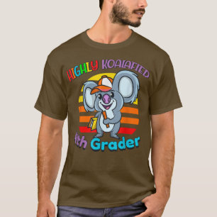 Hoogste Koalafied 4e Grader Terug naar school Koal T-shirt