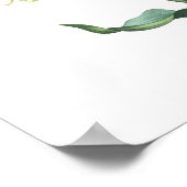 HOOGSTE KWALITEIT Botanische afdruk van de vriend Poster (Hoek)