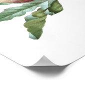 HOOGSTE KWALITEIT Botanische afdruk van het varken Poster (Hoek)