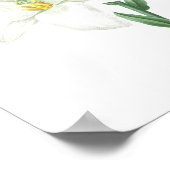 HOOGSTE KWALITEIT Botanische afdruk van Madonna Li Poster (Hoek)