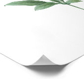 HOOGSTE KWALITEIT Botanische afdruk van Plumbago Poster (Hoek)