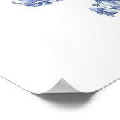 HOOGSTE KWALITEIT Botanische afdrukken van hyacint Poster (Hoek)