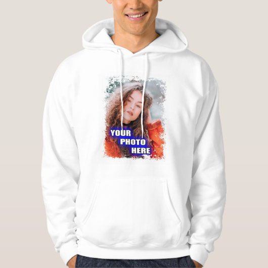 Hoogste kwaliteit Gepersonaliseerd Mannen Basisgeb Hoodie (Voorkant)