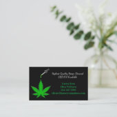 Hoogste kwaliteit hemp-afgeleide CBD-olie beschikb Visitekaartje (Staand voorkant)