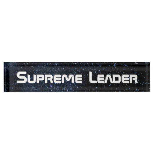 Hoogste leider naambordje (Voorkant)